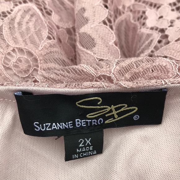 Suzanne Betro sweet lace dress 2X - Picture 4 of 8